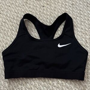 Nike cross back black sports bra